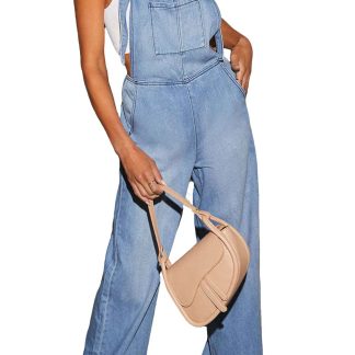 Women's Classic Denim Overalls