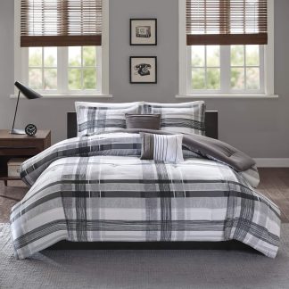 Plaid bedding