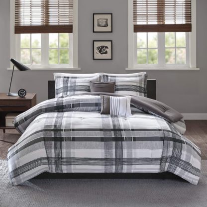 Plaid bedding