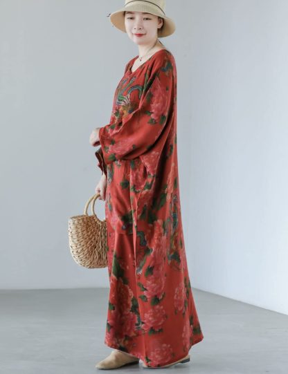 Chinese style printed long skirt - Image 2