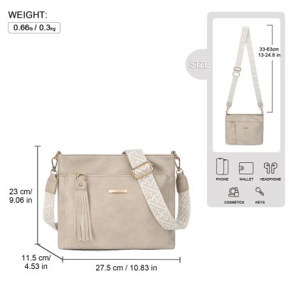 Elegant textured crossbody bag - Image 5