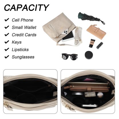Elegant textured crossbody bag - Image 4