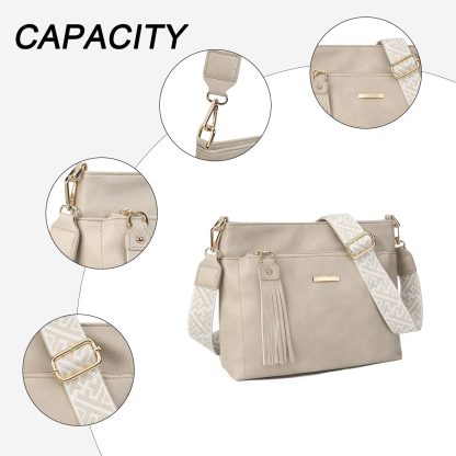 Elegant textured crossbody bag - Image 3