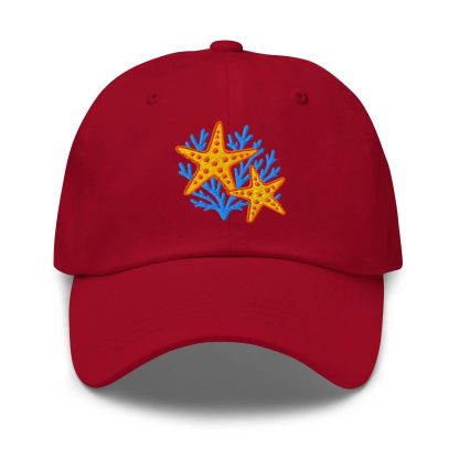 Starfish embroidered baseball cap - Image 2