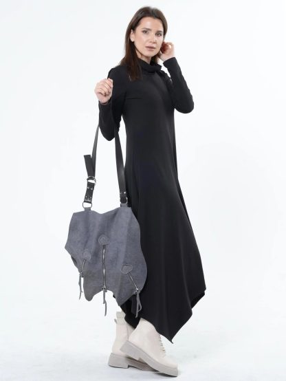 Multi-zippered shoulder bag - Image 4