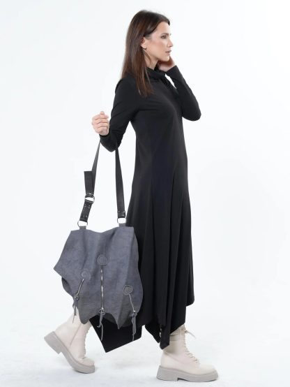 Multi-zippered shoulder bag - Image 2