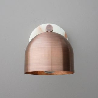 Natural marble metal wall lamp