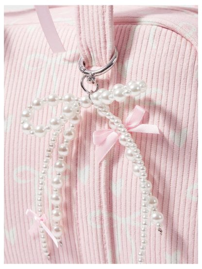 Sweet ribbon pink shoulder bag - Image 2