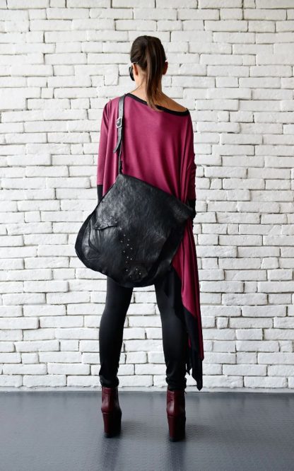 Dark style irregular cut crossbody bag - Image 3