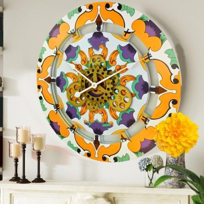 Beautiful Art Gear Wall Clock