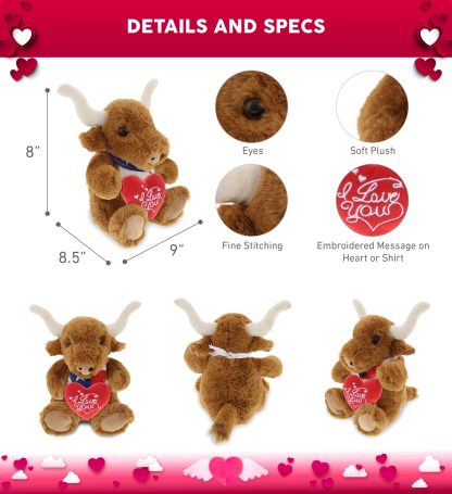 Love Longhorn Plush Doll - Image 2