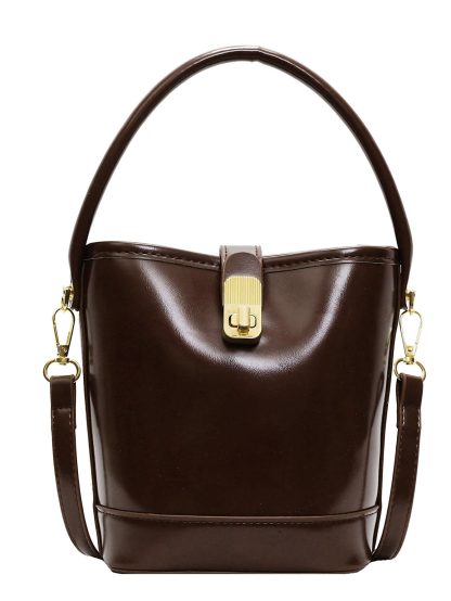 Exquisite patent leather bucket bag - Image 5