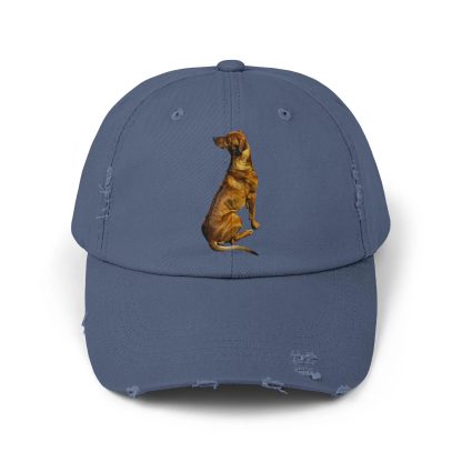 Personalized dog print ripped baseball cap - Image 2