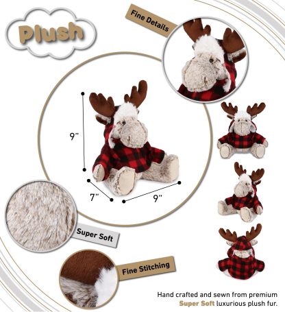 Plaid Elk Plush Doll - Image 4