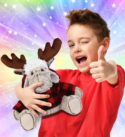 Plaid Elk Plush Doll - Image 2
