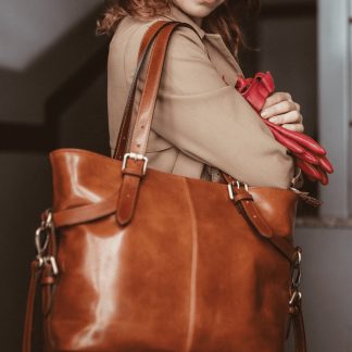 Timeless leather tote bag