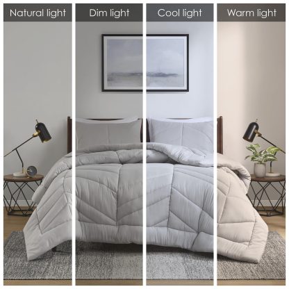 Minimalist geometric quilted bedding - Image 6