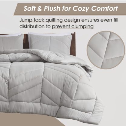 Minimalist geometric quilted bedding - Image 4