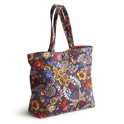 Floral Quilted Tote Bag - Image 7