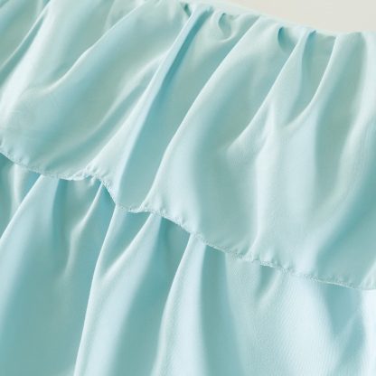 Ruffled turquoise bedding - Image 10