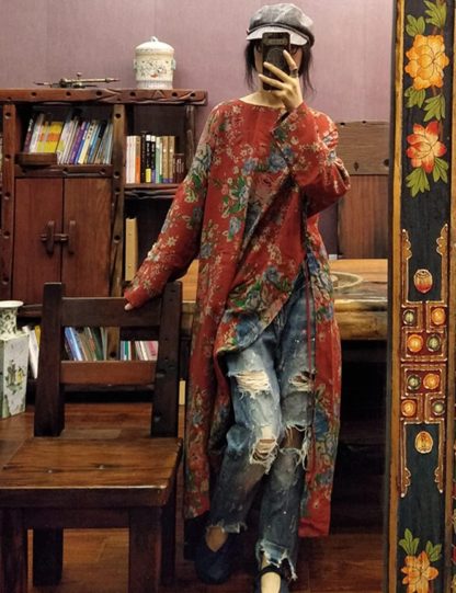 Loose-fitting printed dress - Image 8