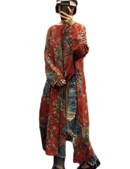 Loose-fitting printed dress - Image 7