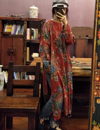 Loose-fitting printed dress - Image 2