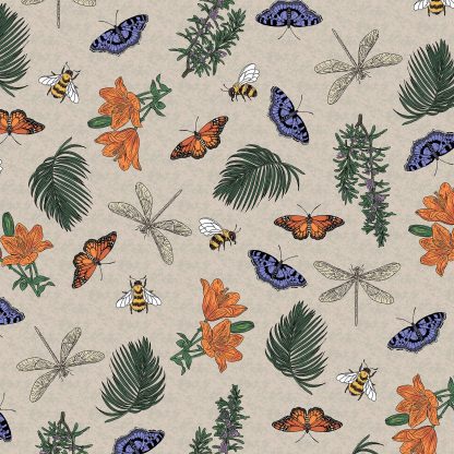 Nature print woven tote bag - Image 5