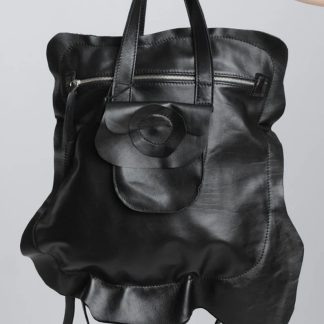 Camellia embellished tote bag