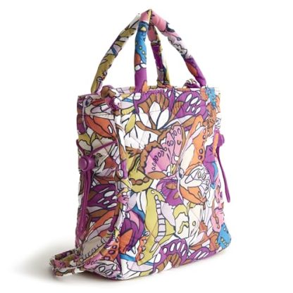 butterfly print quilted tote bag - Image 7