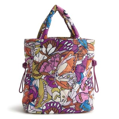 butterfly print quilted tote bag - Image 2