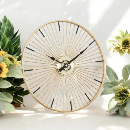 Light luxury metal wall clock - Image 4