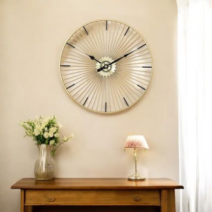 Light luxury metal wall clock - Image 3