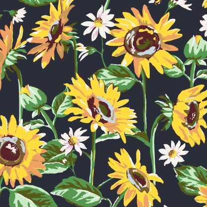 sunflower print quilted tote bag - Image 7