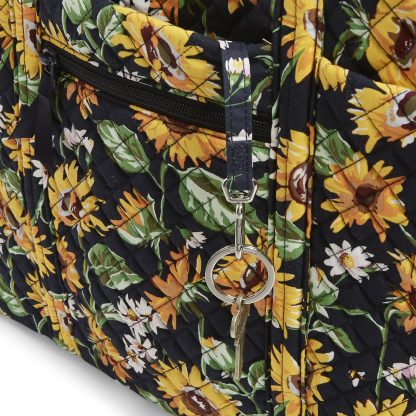 sunflower print quilted tote bag - Image 2