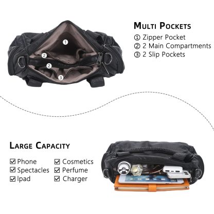 Retro multi-pocket practical women's bag - Image 4