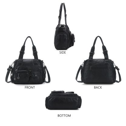 Retro multi-pocket practical women's bag - Image 3