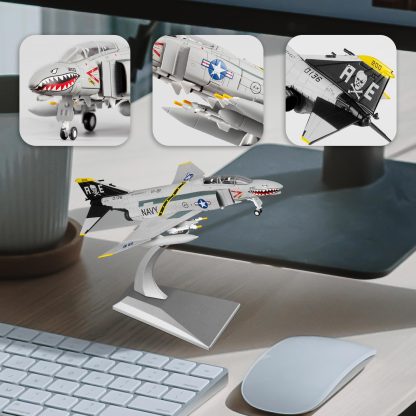 Retro military fighter plane model - Image 2