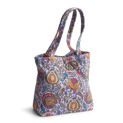 Ethnic print quilted tote bag - Image 6
