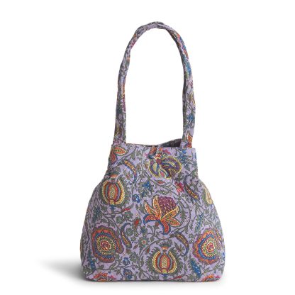 Ethnic print quilted tote bag - Image 3