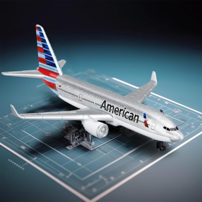 American Airlines Flash Aircraft Model - Image 5