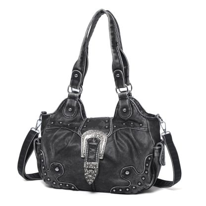 Western cowboy style rivet women's bag