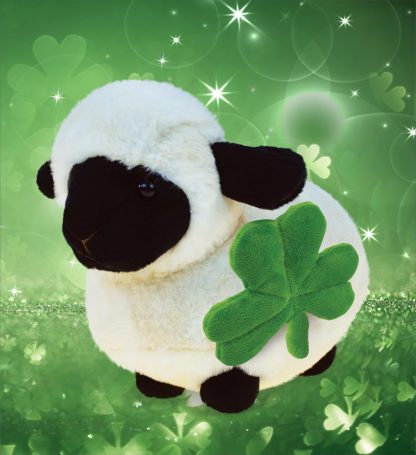 Lucky Four-Leaf Clover Sheep Plush Doll - Image 4