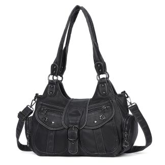 Retro motorcycle style multi-purpose women's bag