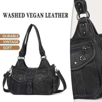 Retro motorcycle style multi-purpose women's bag - Image 2