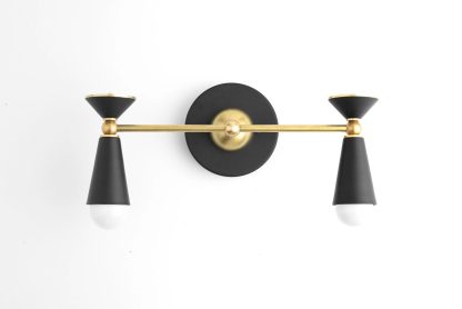 Modern geometric style double head wall lamp - Image 4