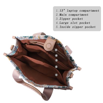 Artistic print handbag crossbody bag - Image 4