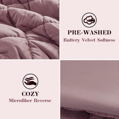 Luxurious velvet quilted bedding - Image 3