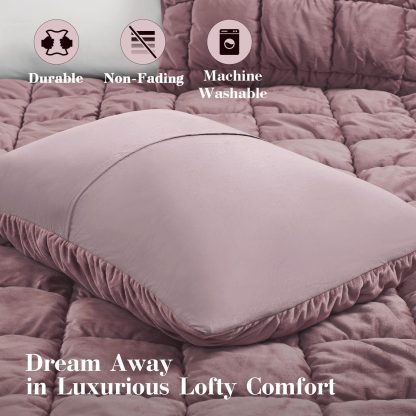 Luxurious velvet quilted bedding - Image 2
