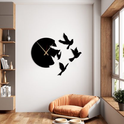 Bird Fragment Wall Clock - Image 4